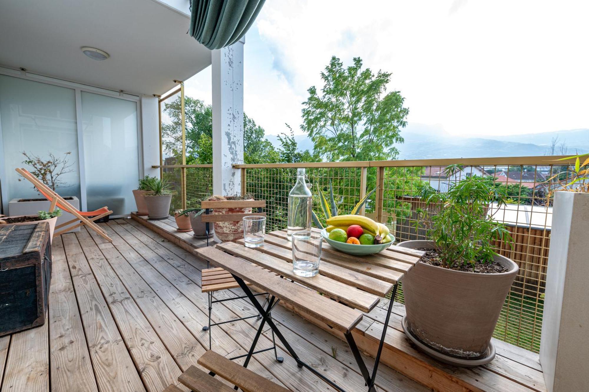 Calme Et Verdure: Vue Montagne - Terrasse - Wifi Grenoble Exterior foto
